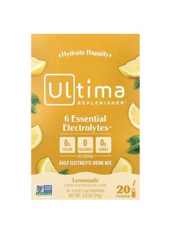 Ultima Replenisher, Daily Electrolyte Drink Mix, Lemonade, 20 StickPacks - pzsku/ZE017BEDB47BD6FF7305AZ/45/_/1728987882/3fb5e5bd-863b-4f46-9c2a-1e7adeb12602