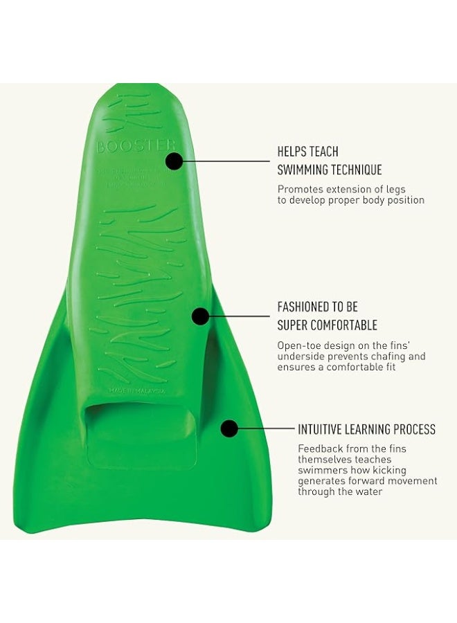 FINIS BOOSTER FINS Short Blade Swim Fins Booster Fin Jr 6-8 - Image 2