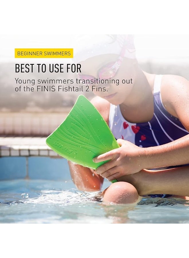 FINIS BOOSTER FINS Short Blade Swim Fins Booster Fin Jr 6-8 - Image 3