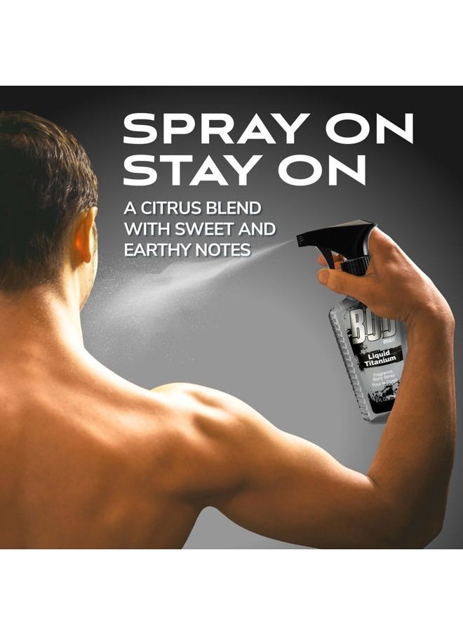 Parfums de Coeur - BOD Man Fragrance Body Spray, Liquid Titanium, 8 fl oz - Image 1