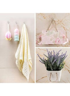 Generic 6 Pieces Strong Adhesive Transparent Heavy Duty Removable Transparent Wall Hook  - Image 3