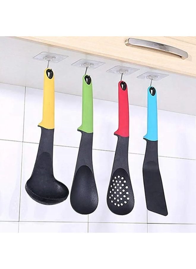 Generic 6 Pieces Strong Adhesive Transparent Heavy Duty Removable Transparent Wall Hook  - Image 4