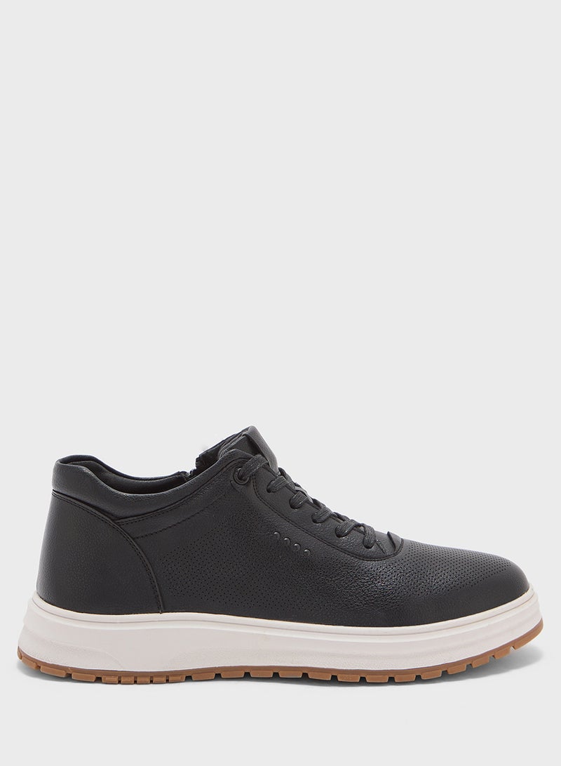 Robert Wood Elevated Outsole Casual High Top Sneakers  - Image 1