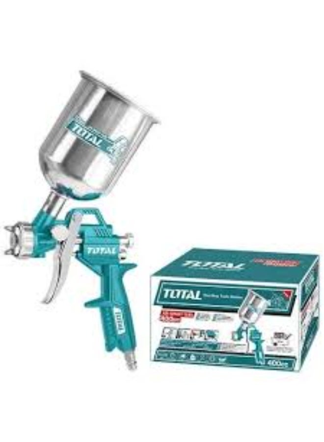 TOTAL Gravity Feed Metal Spray Gun – 1.5mm Nozzle, 400cc Cup - Image 2