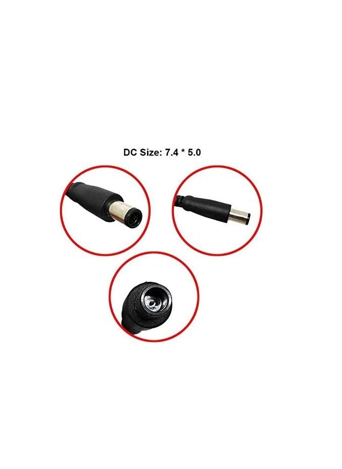 Generic - For DELL adapter Power Charger Laptop 19.5V 3.34a 65W-DC size 7.4 5.0 mm - Image 1