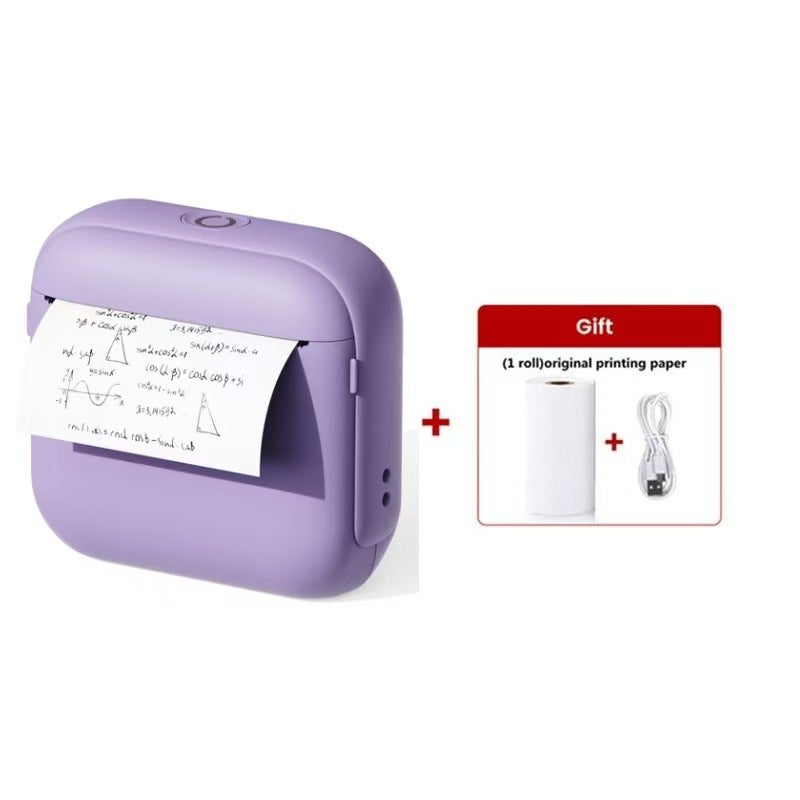 Mini Bluetooth Thermal Printer for Photos and Notes - Portable Wireless Printer Compatible with iOS &  Android - Image 1