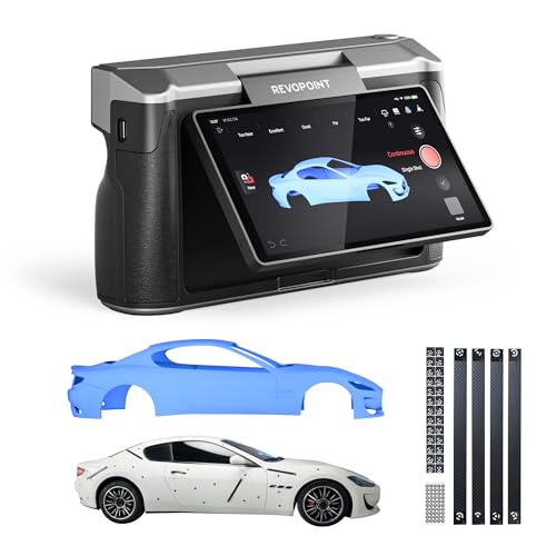 Revopoint MIRACO Plus 3D Scanner for 3D Printing Handheld, 3D Printer Scanner with Photogrammetry, Up to 0.02mm Precision, Full-Color Scan for Small to Large Objects, 32GB RAM - Image 1