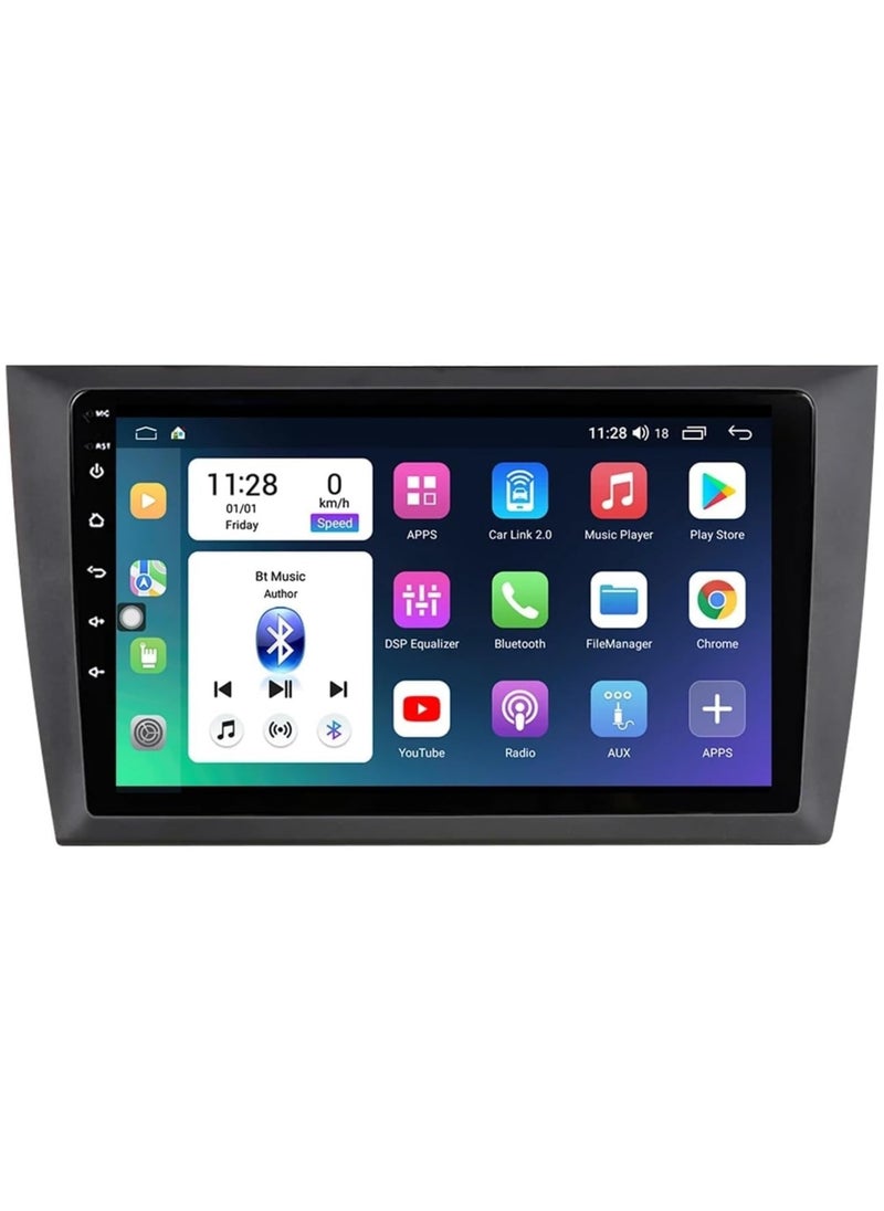 SHEZA STAR Android Car Stereo for Volks-wagen V-W Golf 6 2008-2016 6GB RAM 128GB ROM Support SIM Card, Carplay, M-Link Wi-Fi BT, Radio GPS, 9 Inch IPS Touch Screen with AHD Camera Included  - Image 1