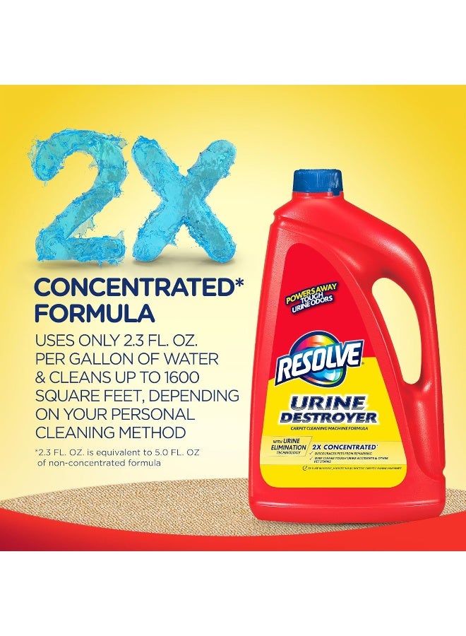 Resolve Urine Destroyer Carpet Cleaning Machine Formula, Safe for Bissell, Hoover & Rug Doctor, Carpet Cleaner, Carpet Cleaner Solution, 96 OZ - Image 4