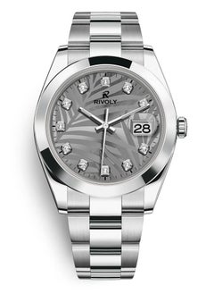 Rivoly Modern Men's Watch With Date Stainless Steel 