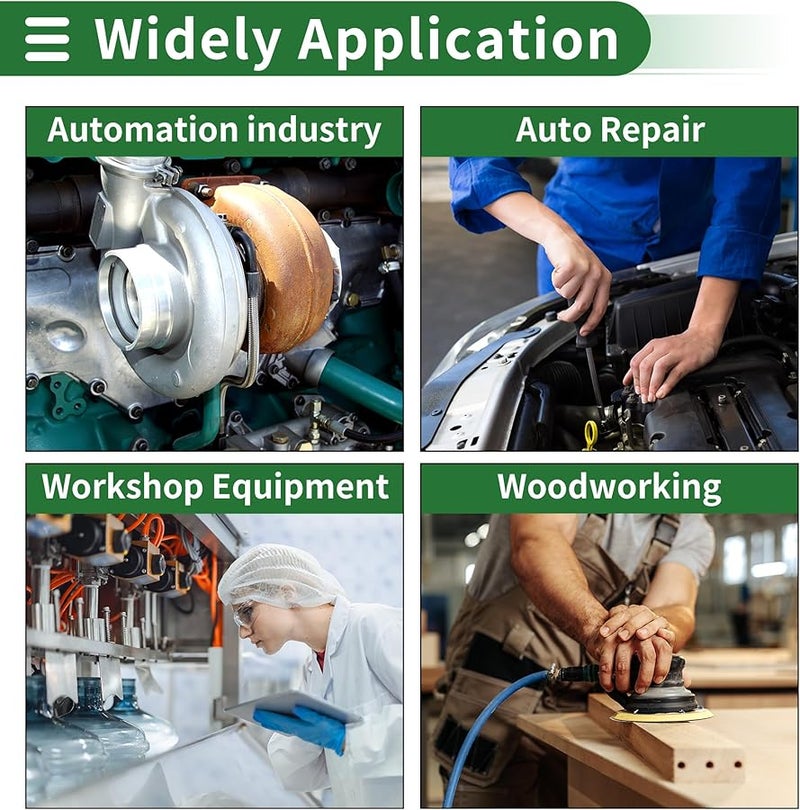 5 8 Inch Push To Connect Air Fittings 90 Degree Quick Joint Plastic Nickel Plated Copper 1 2 NPT Blue Black Silver Tone 5 Pcs - Image 4