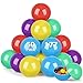 Amosfun 50 Pack 177 Inch Gumball Capsules Colored Balls for Toys Party Favors Classroom Rewards Kids Surprise Prizes Easter Egg Hunt Supplies - Image 2