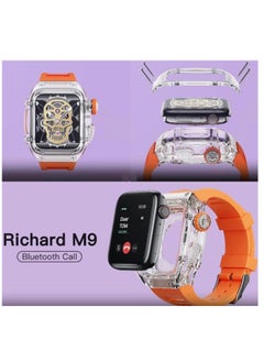 HainoTeko Richard M9 Smart Watch with 3 Straps, Touch Screen, Wireless Charger, SOS and More - pzsku/ZE018D407B3721363E063Z/45/_/1733154706/b7e1376f-0db2-4468-9563-7202ed51f74a