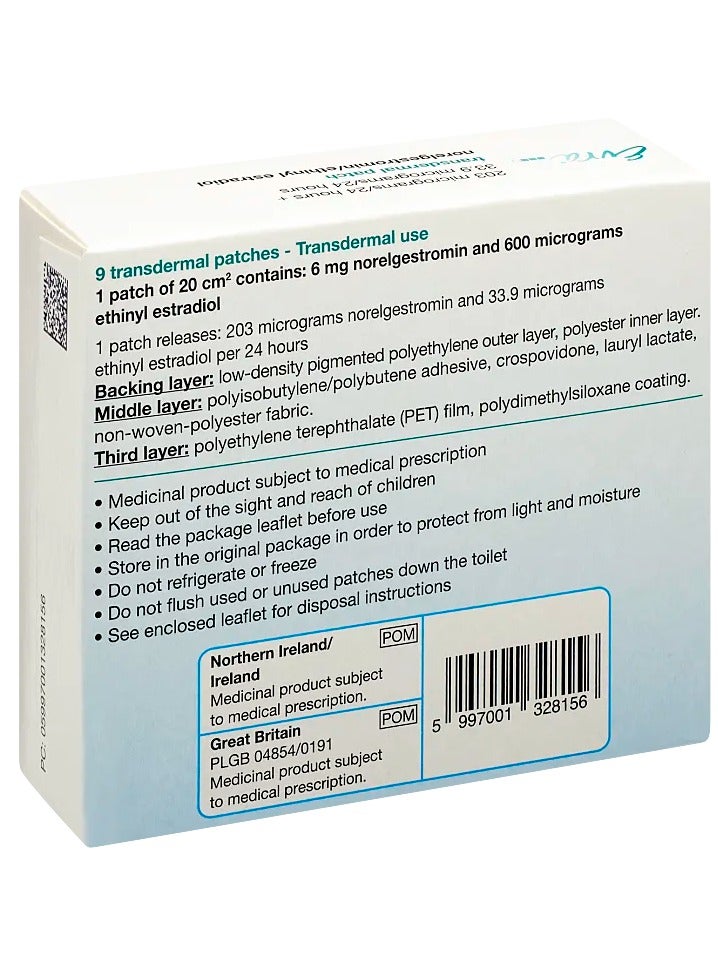 Janssen Evra Transdermal Patch - 3 Pieces - Image 3