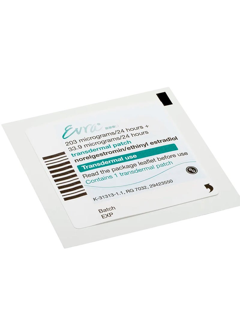 Janssen Evra Transdermal Patch - 3 Pieces - Image 4