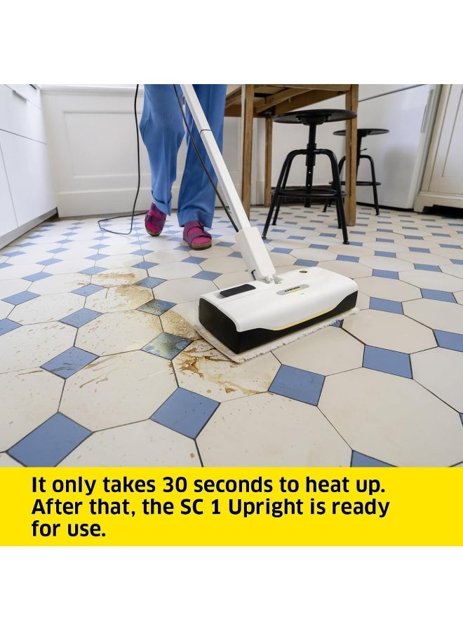 KARCHER SC 1 Upright Steam Cleaner – Lightweight Handheld Steam Mop for Quick and Easy Floor and Surface Cleaning 1300 W 1.513-561.0 White - Image 3