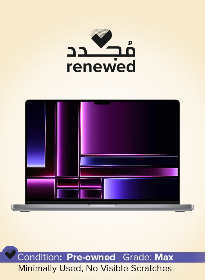 ابل  Renewed - MacBook Pro 16-Inch (2023) , Apple M3 Pro 4.05GHz , 12-Core CPU , 18-Core GPU , 18GB LPDDR4 RAM , 1TB SSD, QWERTY Keyboard Multi-Color - Image 1