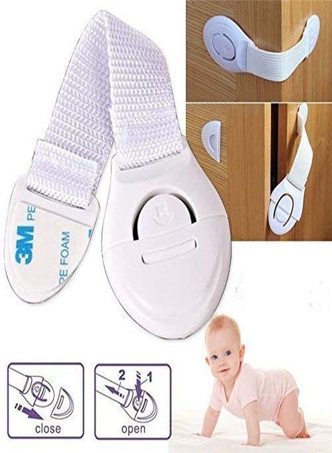STORE 2508 20 Pcs Baby Infant Safety Locks Latches Door Cupboard Cabinet Fridge Drawer Locks White - Image 3