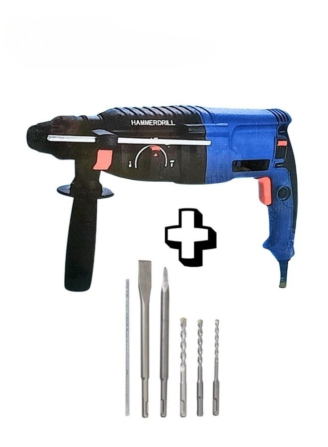 PRIMO PLUS Corded Electric Drill Blue/Black 900 Rpm | 1400W - Image 2