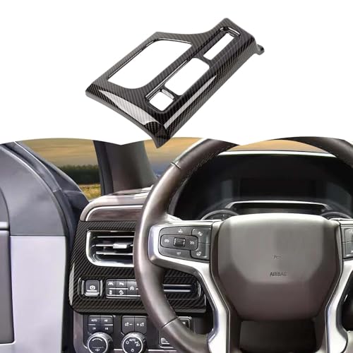 RT-TCZ RTTCZ Electronic Handbrake Panel Cover Trim Decoration Interior Accessories Compatible with Chevy Suburban SUV 20202023for Chevrolet Tahoe 20212023 - Image 1