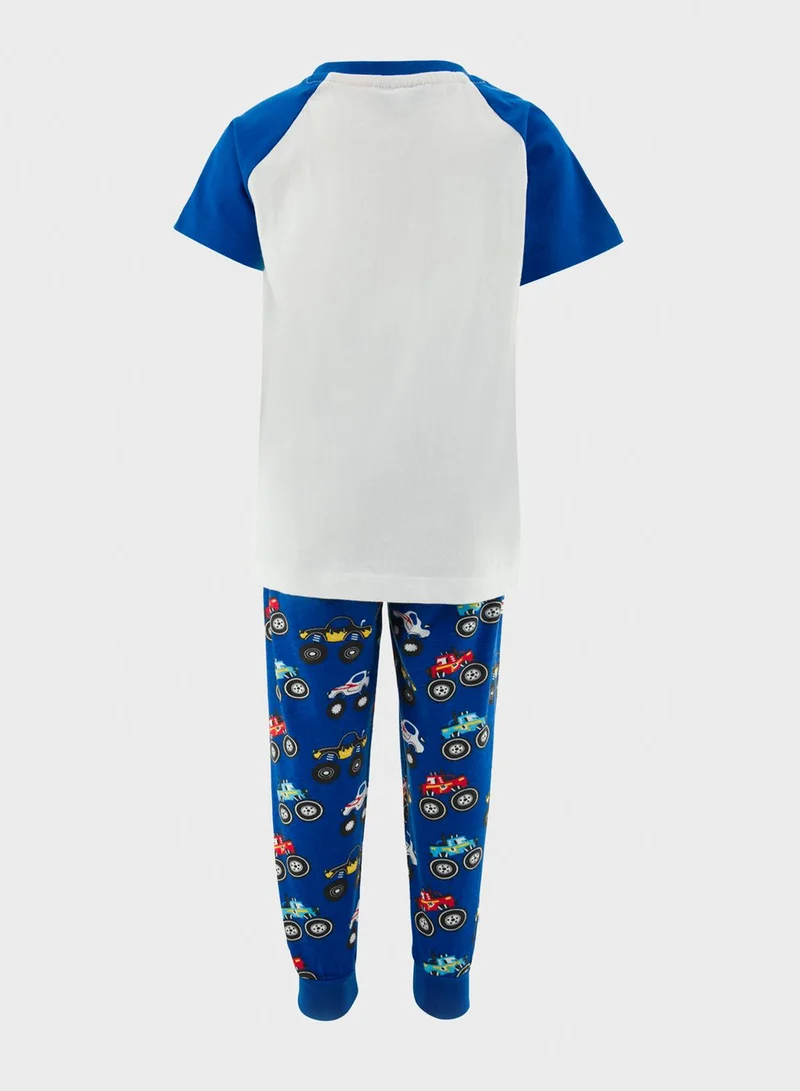 RB Kids Slogan Pyjama Set