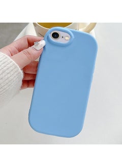 Case Cover For iPhone SE 2022 / SE 2020 Frosted Soap Shape TPU Phone Case Blue