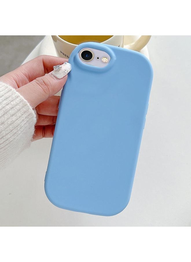 HuHa - Case Cover For iPhone SE 2022 / SE 2020 Frosted Soap Shape TPU Phone Case Blue - Image 1