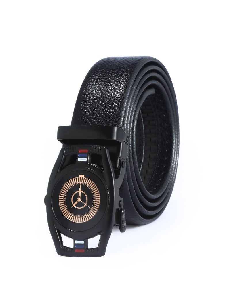 KUYING - Creative Casual And Versatile Wear-resistant Leather Belt - Image 1