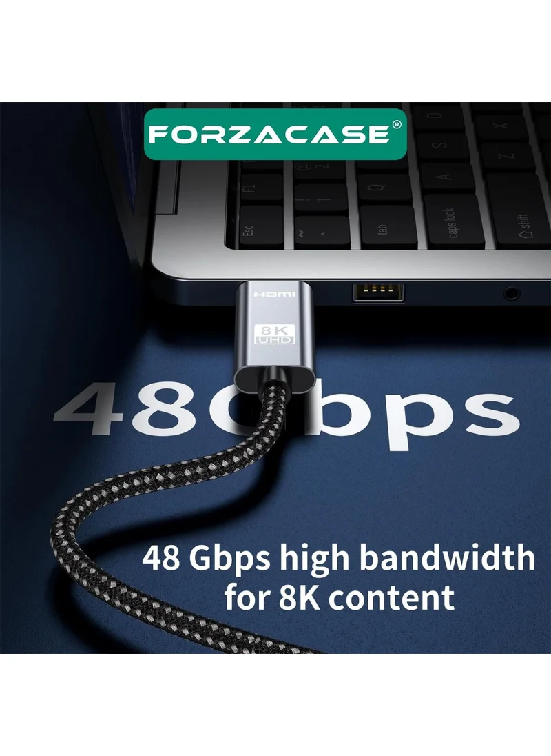 Forzacase Dp To Dp Cable 8k 60hz / 4K 120hz Image Transmitter Cable 1 Meter - FC895