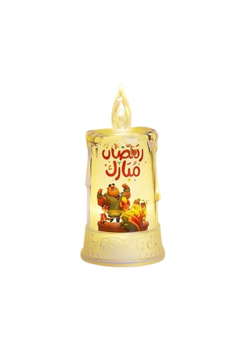 Electronic Cake Candle – Medium Size, Ramadan Designs - Image 1