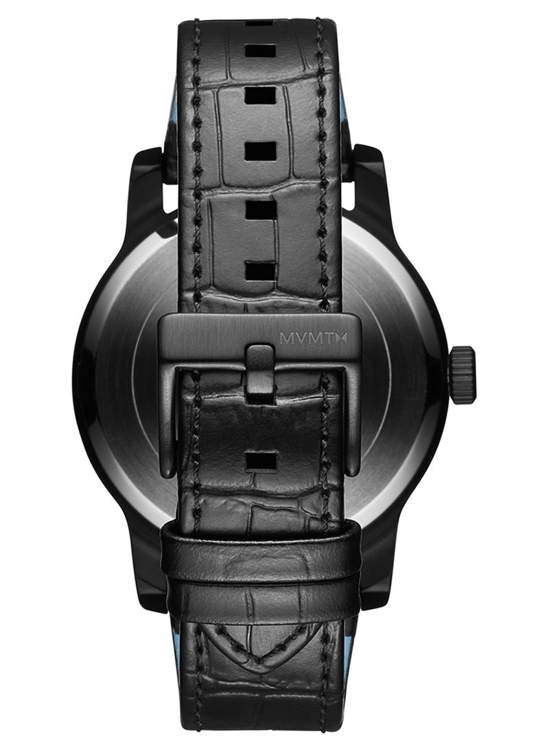 MVMT ROUND ANALOG MEN'S BLACK CASE WATCH - 28000346-D - Image 2