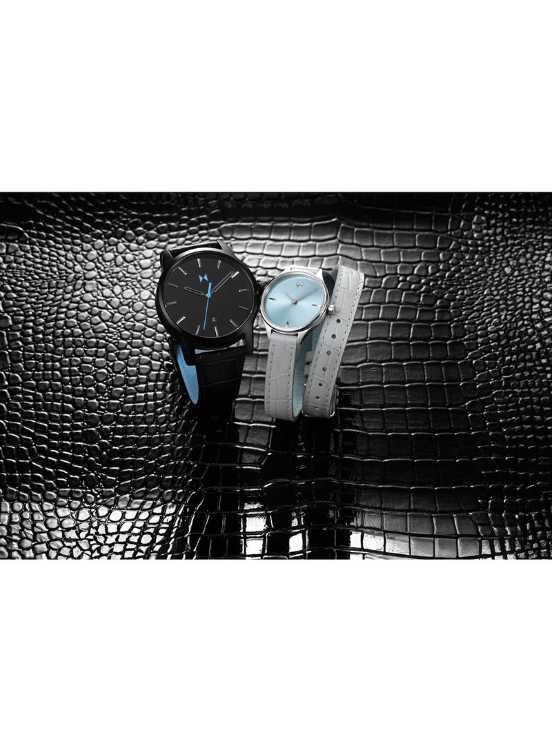 MVMT ROUND ANALOG MEN'S BLACK CASE WATCH - 28000346-D - Image 4