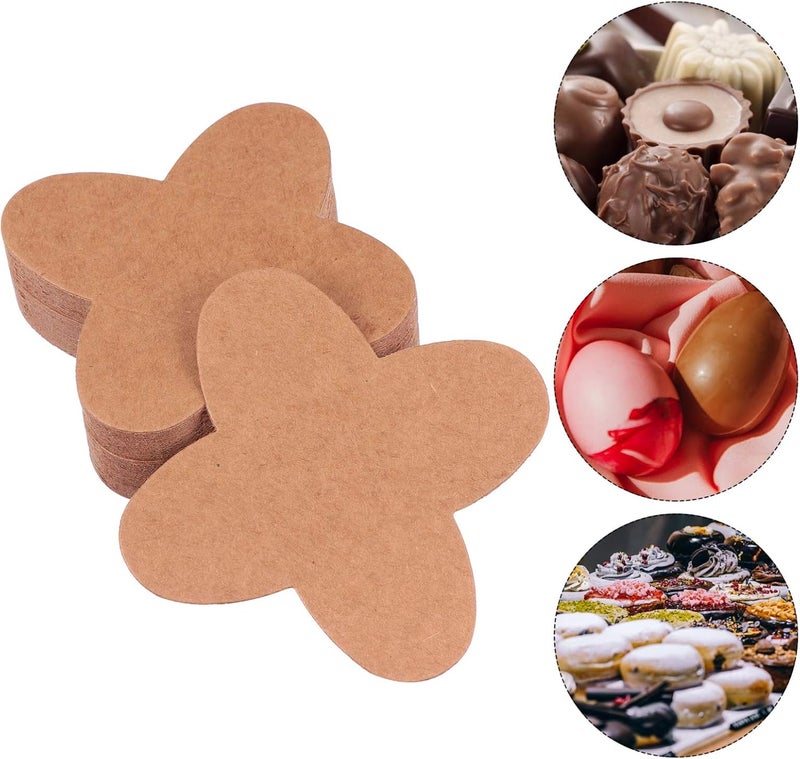 comfrt Cupcake Liners 100pcs Chocolate Truffle Wrappers Truffle Liners Truffle Cups for Baby Shower Bridal Shower Birthday Party Wedding Khaki Chocolate Liners - Image 5