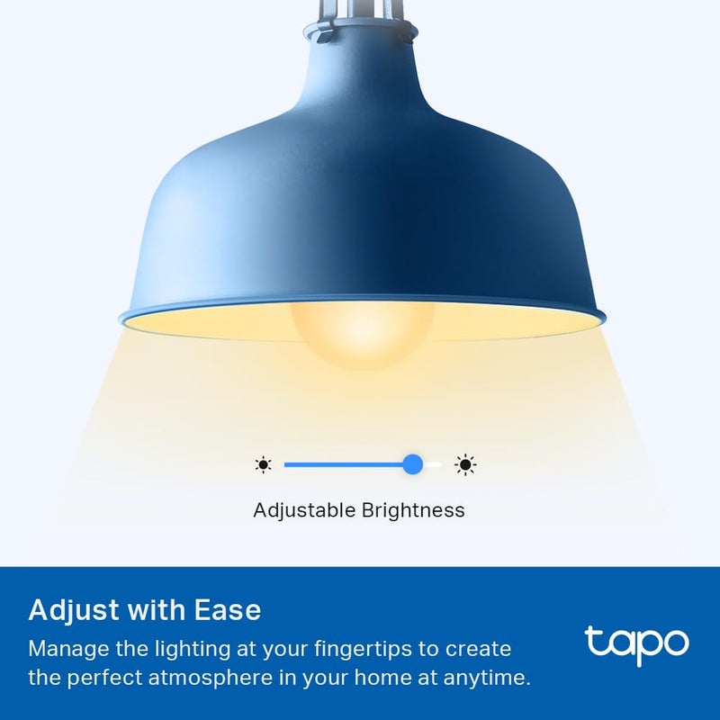 tapo TP-Link Tapo Smart Light Bulbs, 800 Lumens (60W Equivalent), 2700K Soft Warm White LED Bulb, Dimmable, Compatible with Alexa and Google Home, No Hub Required, A19 E26, Tapo L510E (4-Pack) - Image 2