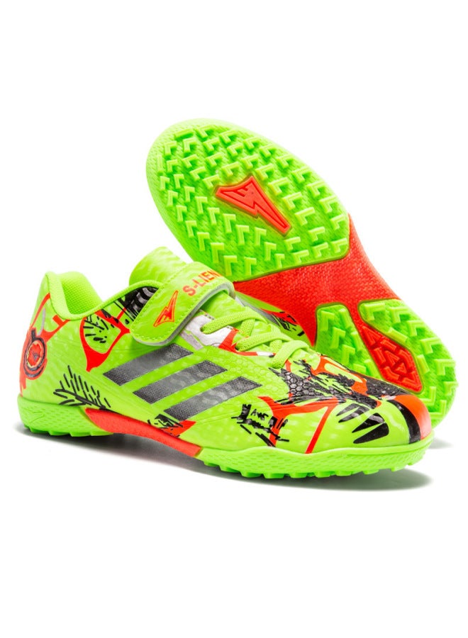 New Football Shoes Men Women Kids Turf Tf Rubber Student Training Shoes Breathable Anti-slip Professional Sports Soccer Shoes