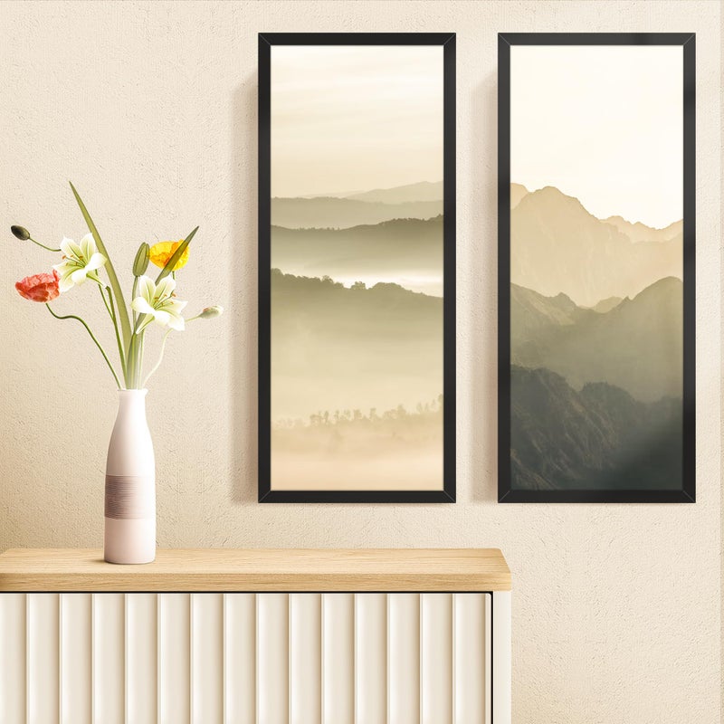 Picrit 14x36 Poster Frame, Photo Frame for Wall Mounting Display, Black - Image 4