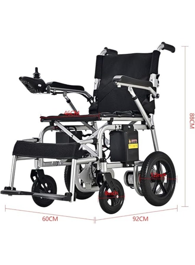 Cool Baby Electric Wheelchair for Adults Intelligent Folding All-Terrain Powerful Dual Motor Electric Wheelchairs - Foldable Electric Wheelchair for Seniors Load 100kg - Weight 28kg - Image 1