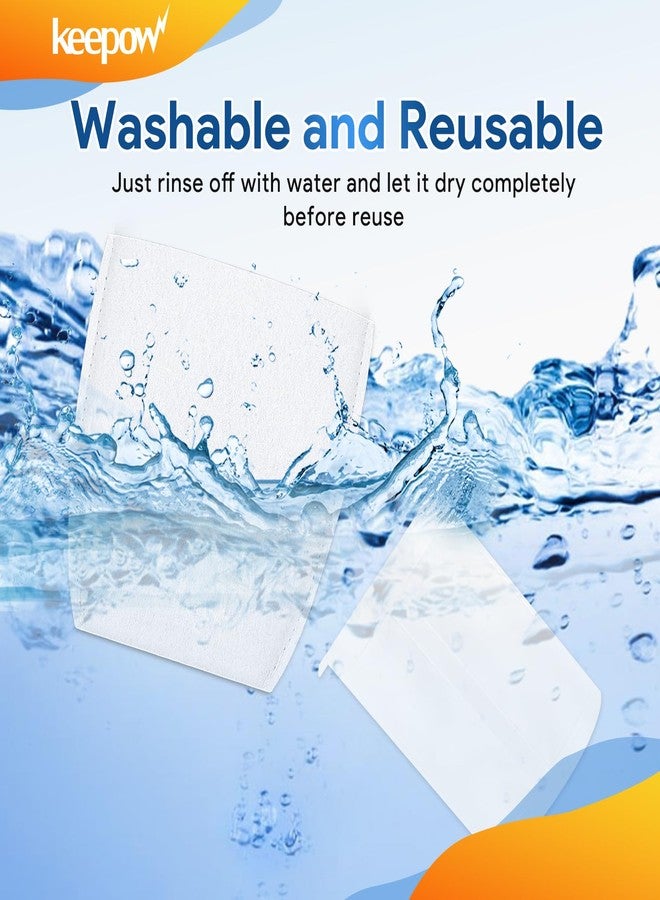 KEEPOW Cloth Vacuum Filters Compatible with Makita T-03193 443060-3, Replacement Filters Compatible with Makita Cordless Vacuum Models XLC02ZB, XLC02ZW, XLC02RB1W, XLC02R1B, LC01Z, BCL180W, 10+2 Pack - Image 5