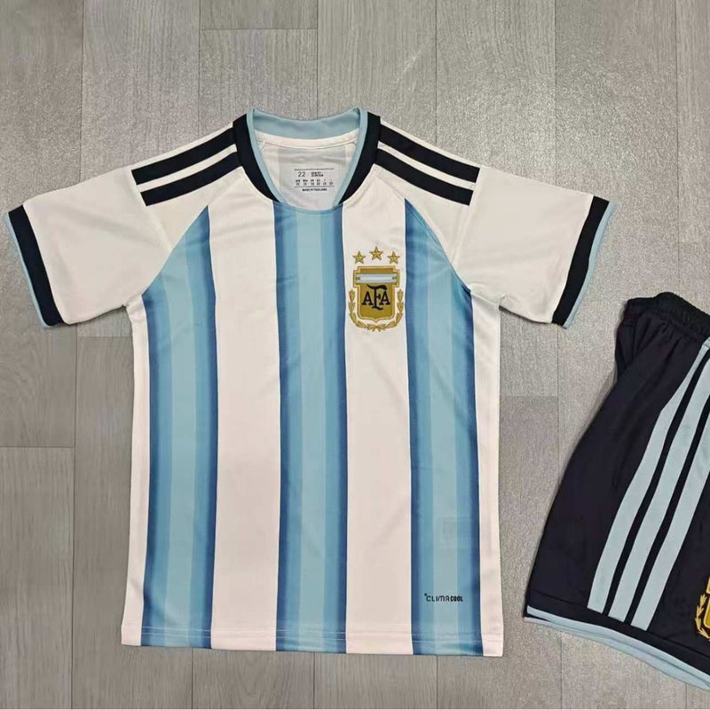 كأس العالم 2026 مروحة المنتخب الوطني بدلة أطفال قصيرة الأكمام الأرجنتين البرازيل فرنسا ألمانيا المكسيك جيرسي - Image 4