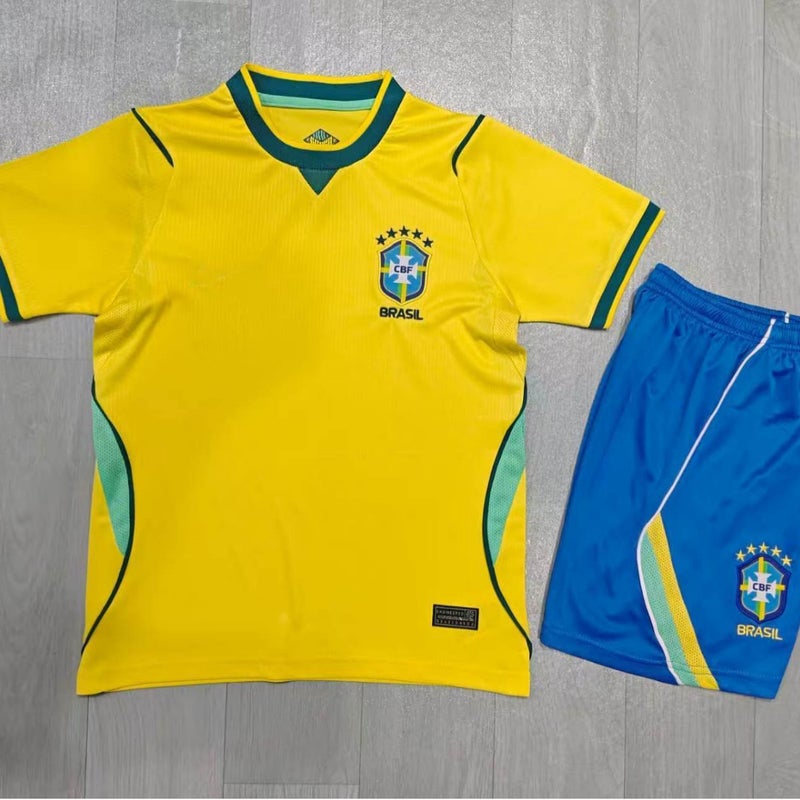 كأس العالم 2026 مروحة المنتخب الوطني بدلة أطفال قصيرة الأكمام الأرجنتين البرازيل فرنسا ألمانيا المكسيك جيرسي - Image 2