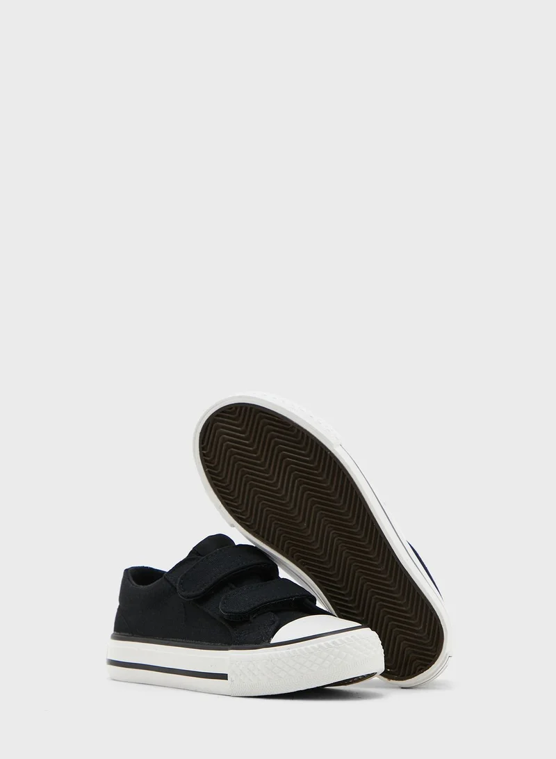 CCC Kids Double Strap Velcro Sneakers