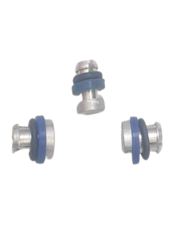 Cooker Safety valve Black &Blue Rubber Washer Suitable for 3 to 12 liter pressure cookers(pack inside 3 nos safety valve) - Image 2
