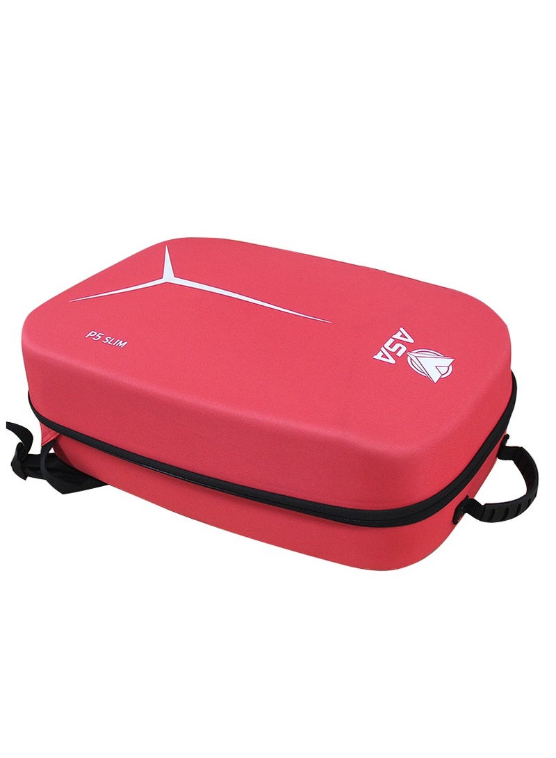 ASA Protective Backpack Case For PS5 Slim Edition Console, Controllers, Game Cards, HDMI, Base and Accessories, Shockproof, Waterproof and Scratchproof  - Image 5