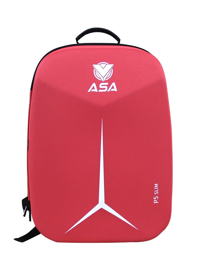 ASA Protective Backpack Case For PS5 Slim Edition Console, Controllers, Game Cards, HDMI, Base and Accessories, Shockproof, Waterproof and Scratchproof  - Image 1