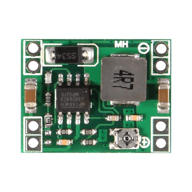 Dorhea 10PCS MP1584EN 3A Mini Step Down Buck Converter DC-DC 24V to 12V 9V 5V 3V Adjustable Step Down Module Replace LM2596 Compatible with Raspberry Pi Robort Parts DIY Kit - Image 2