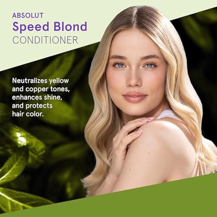 INOAR Absolut Speed Blond Conditioner with Argan Oil for Blonde & Gray Hair, with Tone Neutralization & Hydration, 16.9 fl.oz - Image 2