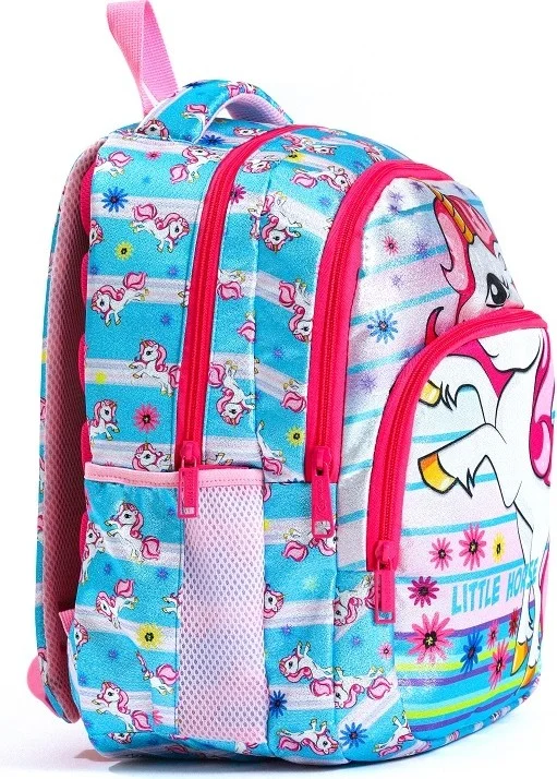 Esbuik New Season Lunchbox and Pen Holder Gift Orthopedic - Unicorn Patterned 3-Piece School Bag Set