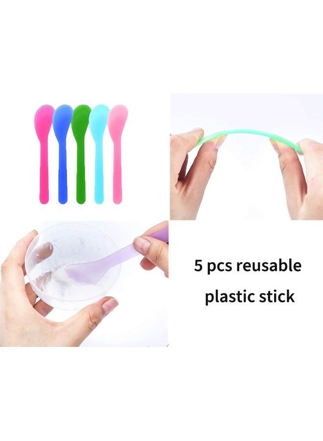 Phinicco 10 Pcs Silicone Measuring Cups100ml Reusable Epoxy Resin Mixing Cups Nonstick Silicone Mixing Cups for Resin Molds Resin Casting Molds Resin Crafts DIY - Image 3