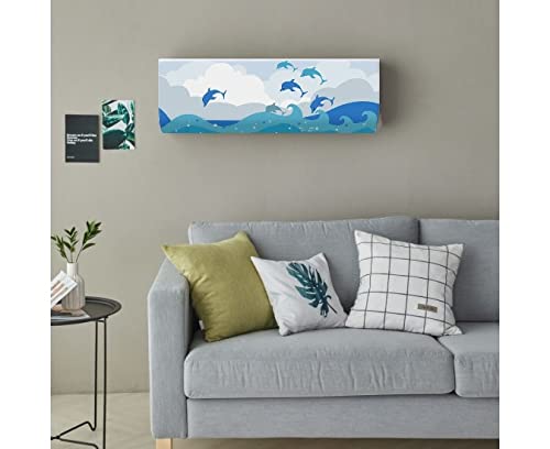 DARSHANAM WORLD Polyester New Printed Air Conditioning Dust Cover Folding Designer Ac Cover For Indoor Split Ac 1.5 Ton (97 X 31 X 21 .5Cm | Printed) - Image 3