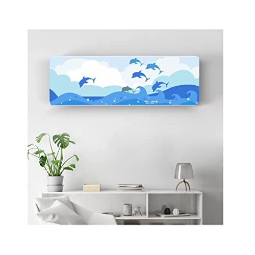 DARSHANAM WORLD Polyester New Printed Air Conditioning Dust Cover Folding Designer Ac Cover For Indoor Split Ac 1.5 Ton (97 X 31 X 21 .5Cm | Printed) - Image 2